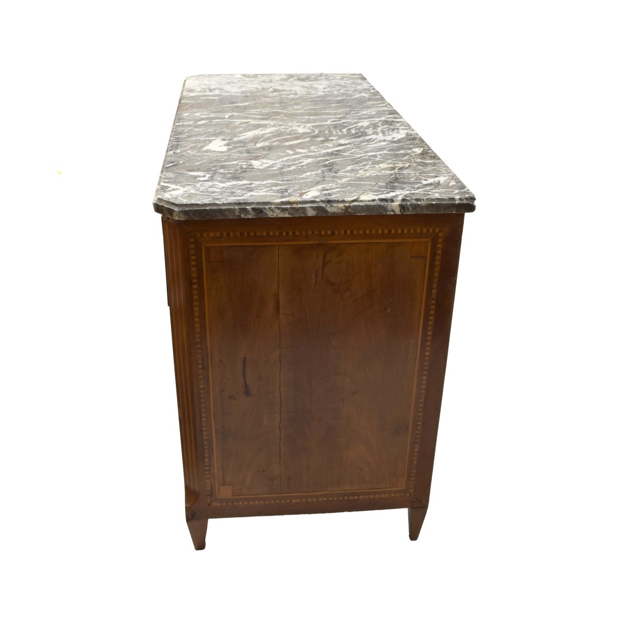 19th Century Italian Walnut Marquetry Chest