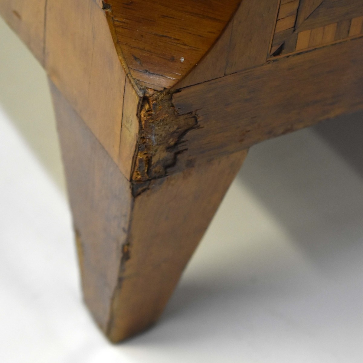19th Century Italian Walnut Marquetry Chest
