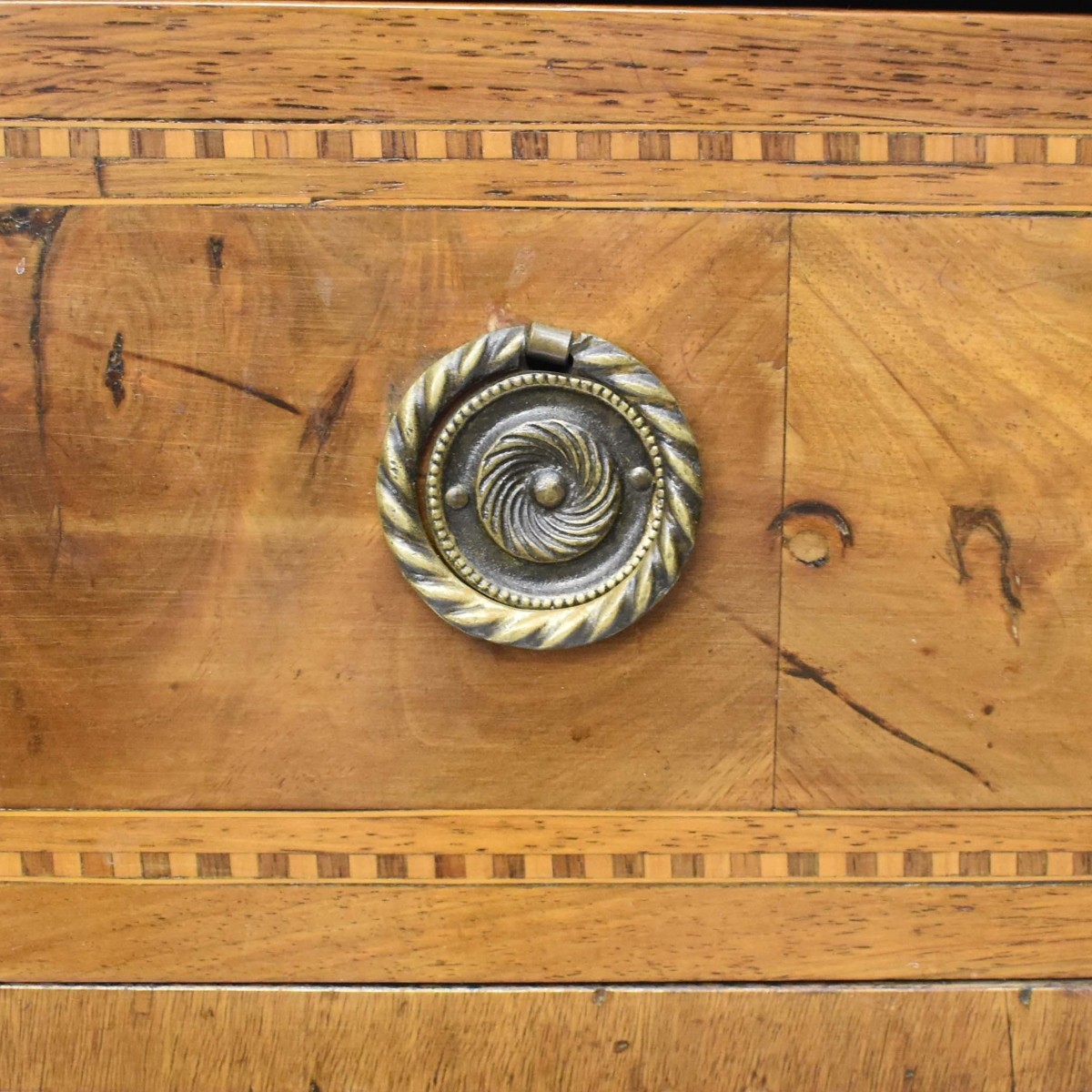 19th Century Italian Walnut Marquetry Chest