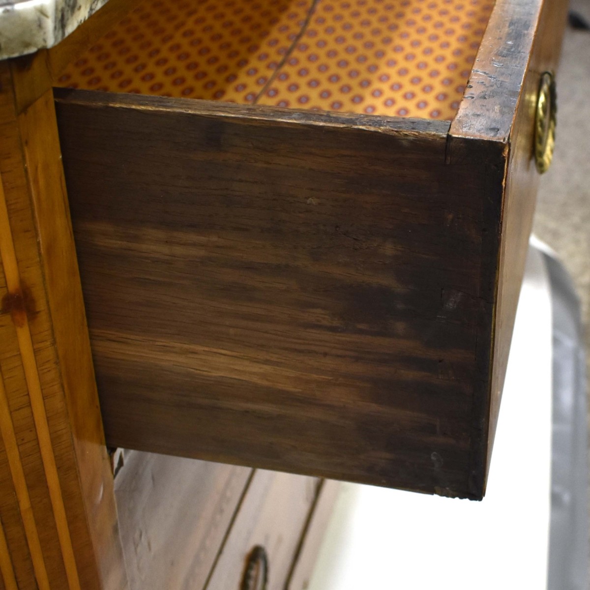 19th Century Italian Walnut Marquetry Chest