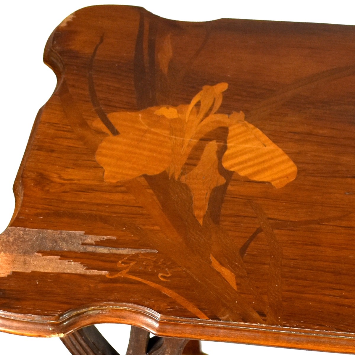 Emile Galle, French (1846 - 1904) Marquetry Table