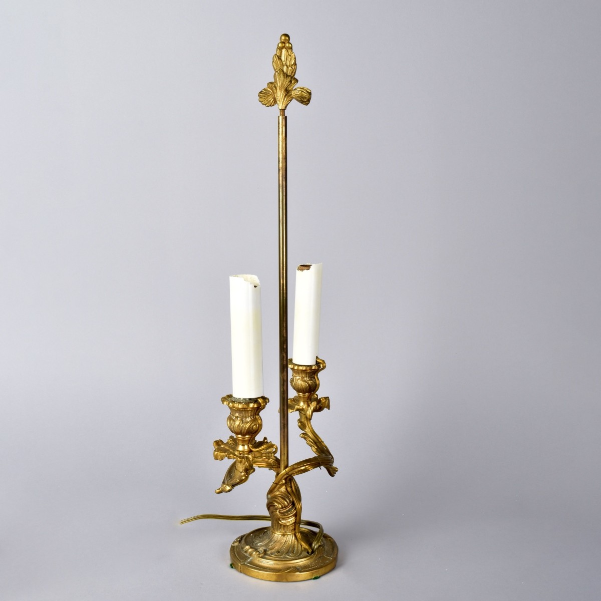 French Louis XVI Style Gilt Bronze Bouliette Lamp