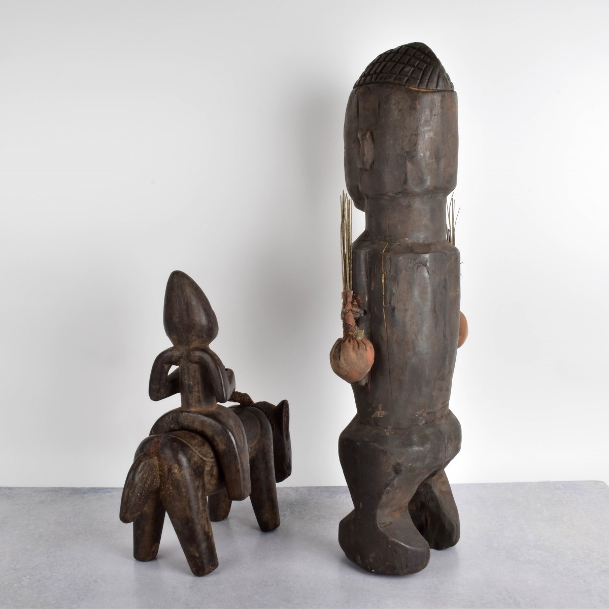 Carved African Wood Figures
