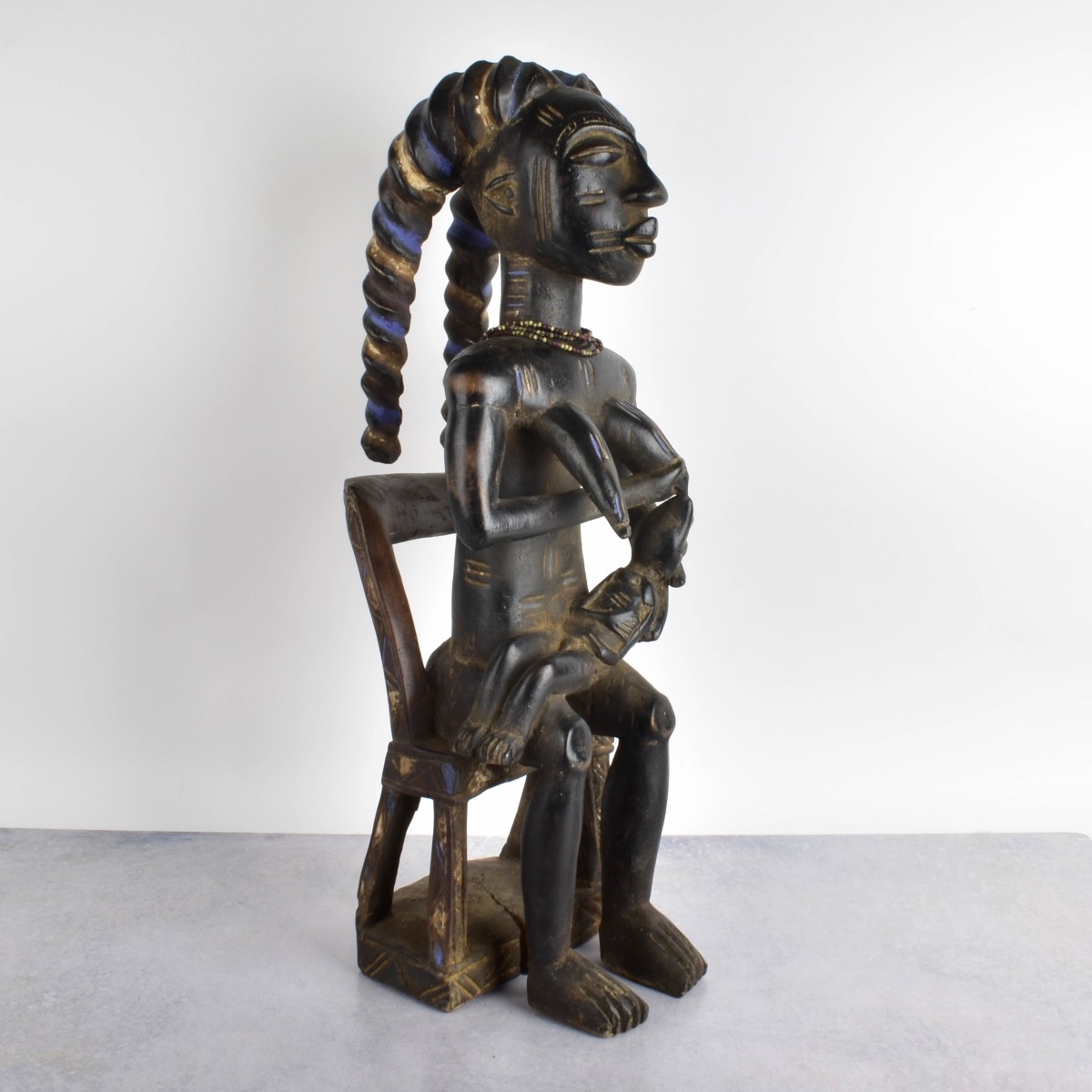 Probably Asante Kulango Maternity Statue