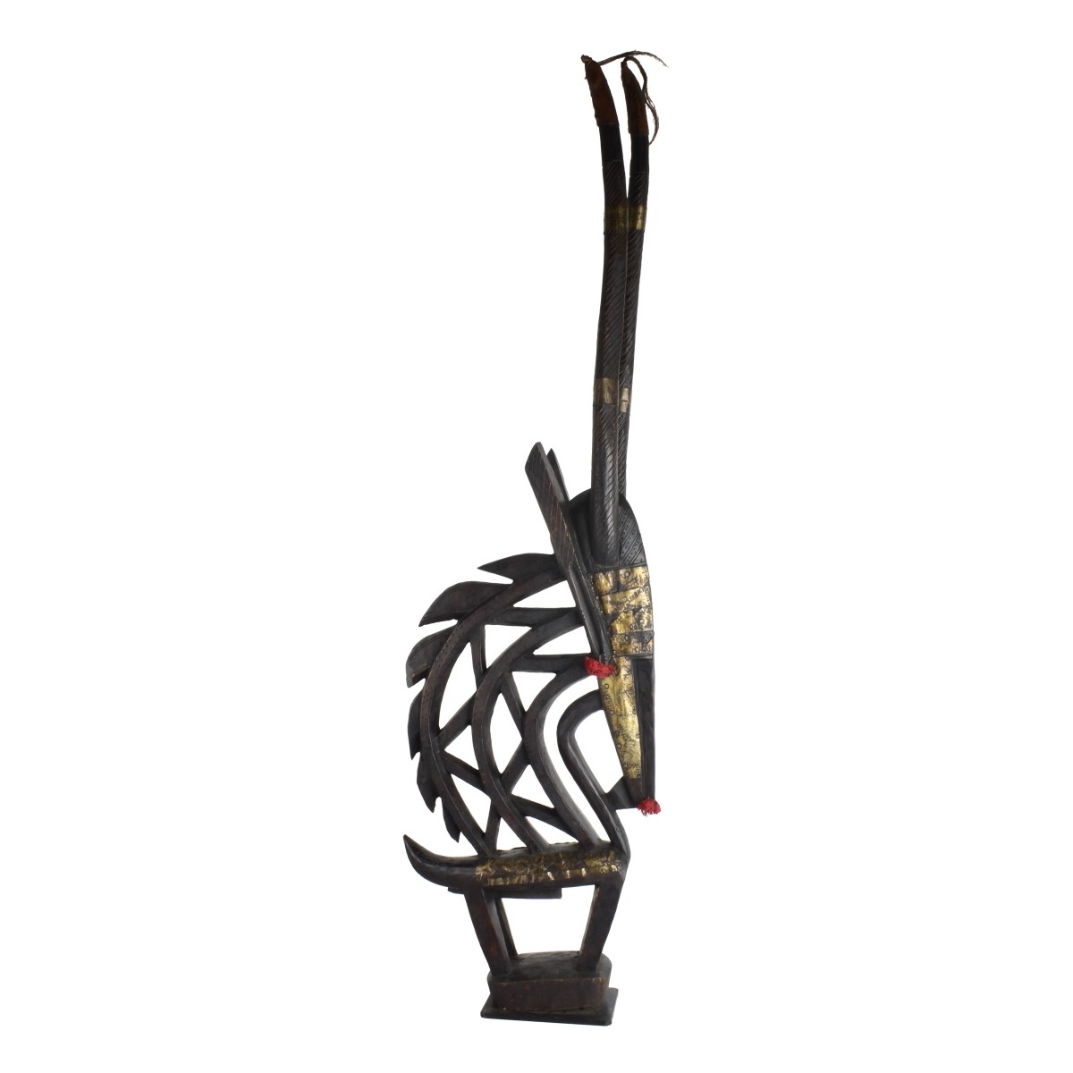 Carved African Wood Headdress