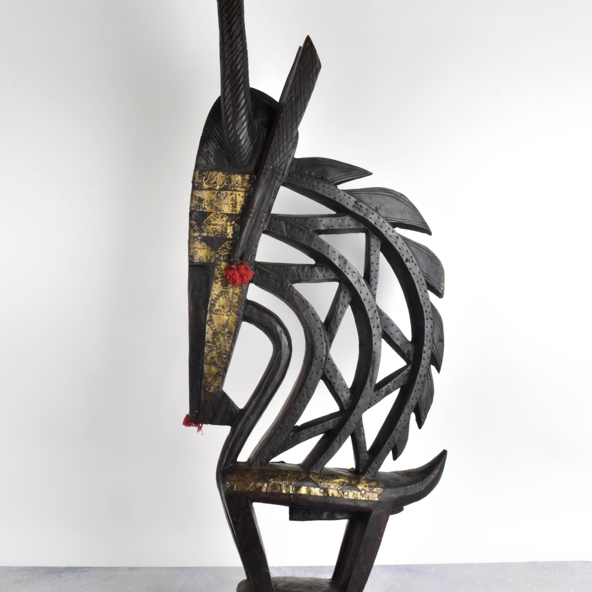 Carved African Wood Headdress
