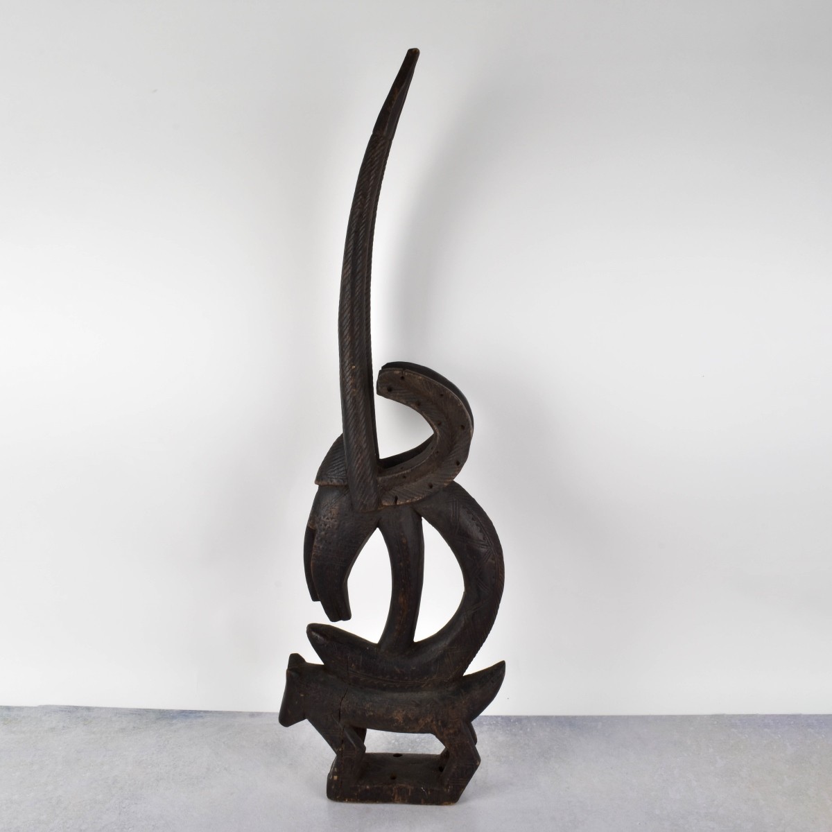 Carved African Wood Headdress