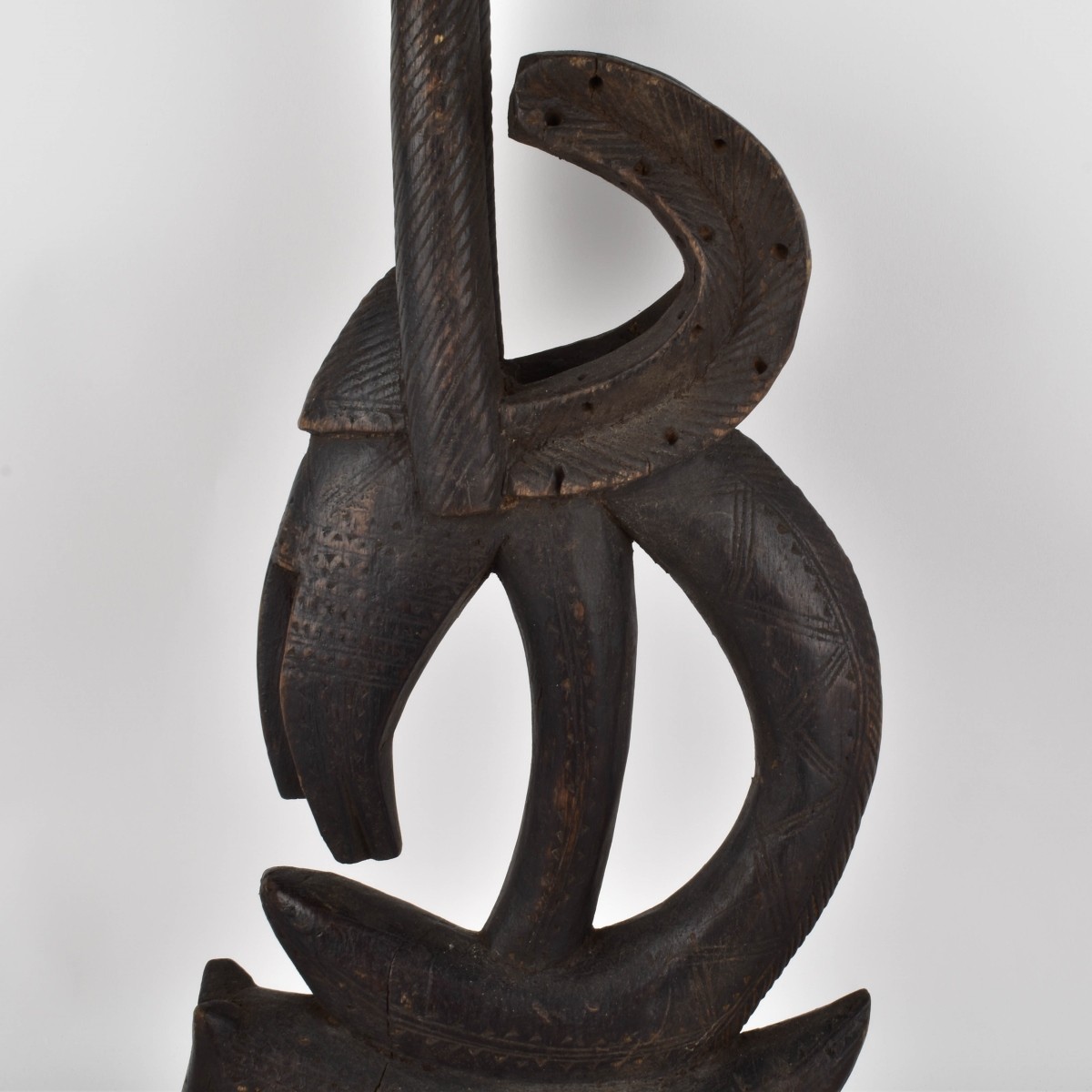 Carved African Wood Headdress
