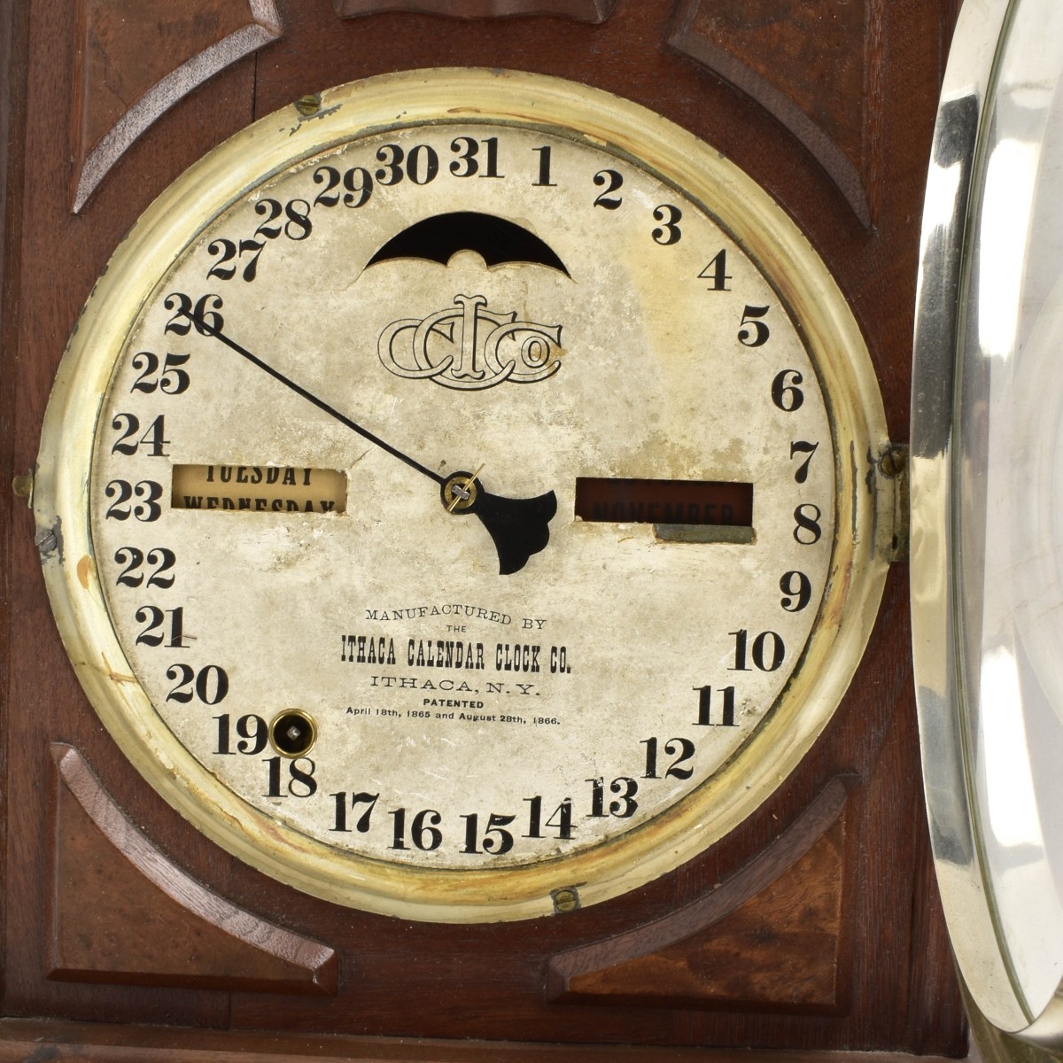 Antique Ithaca Shelf Clock