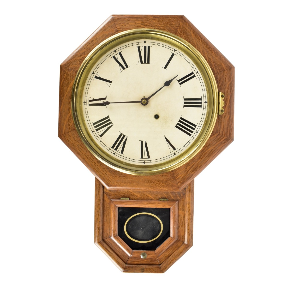 Wall Clock in an Oak Case