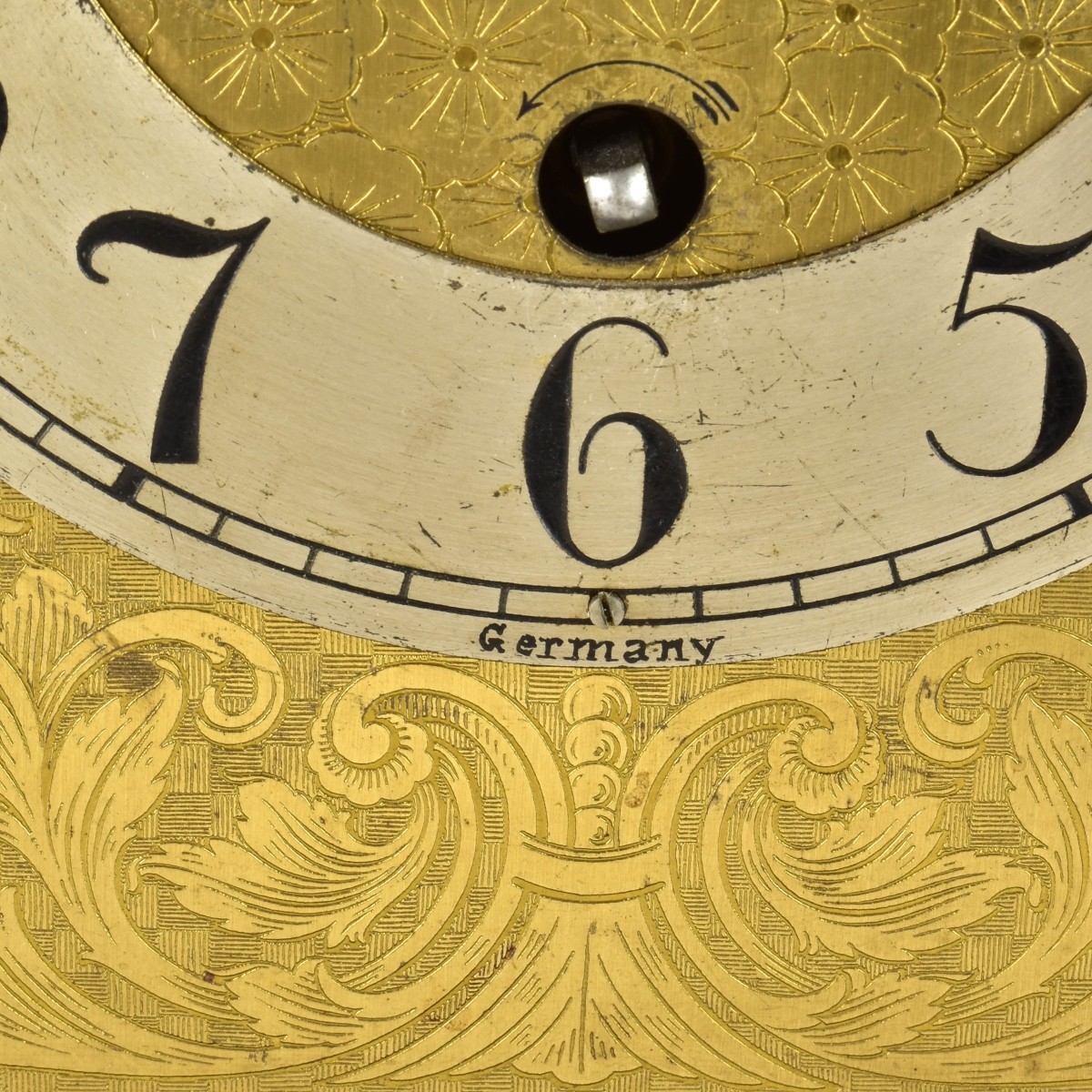 German Carved Mantle Clock
