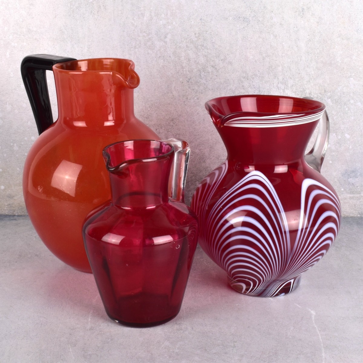 Art Deco Glass Jugs
