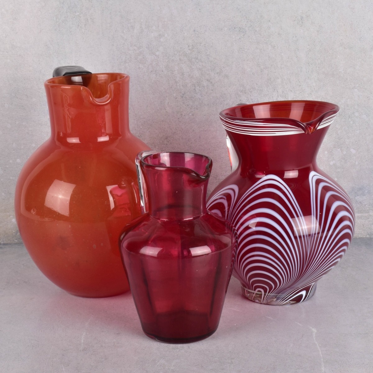 Art Deco Glass Jugs