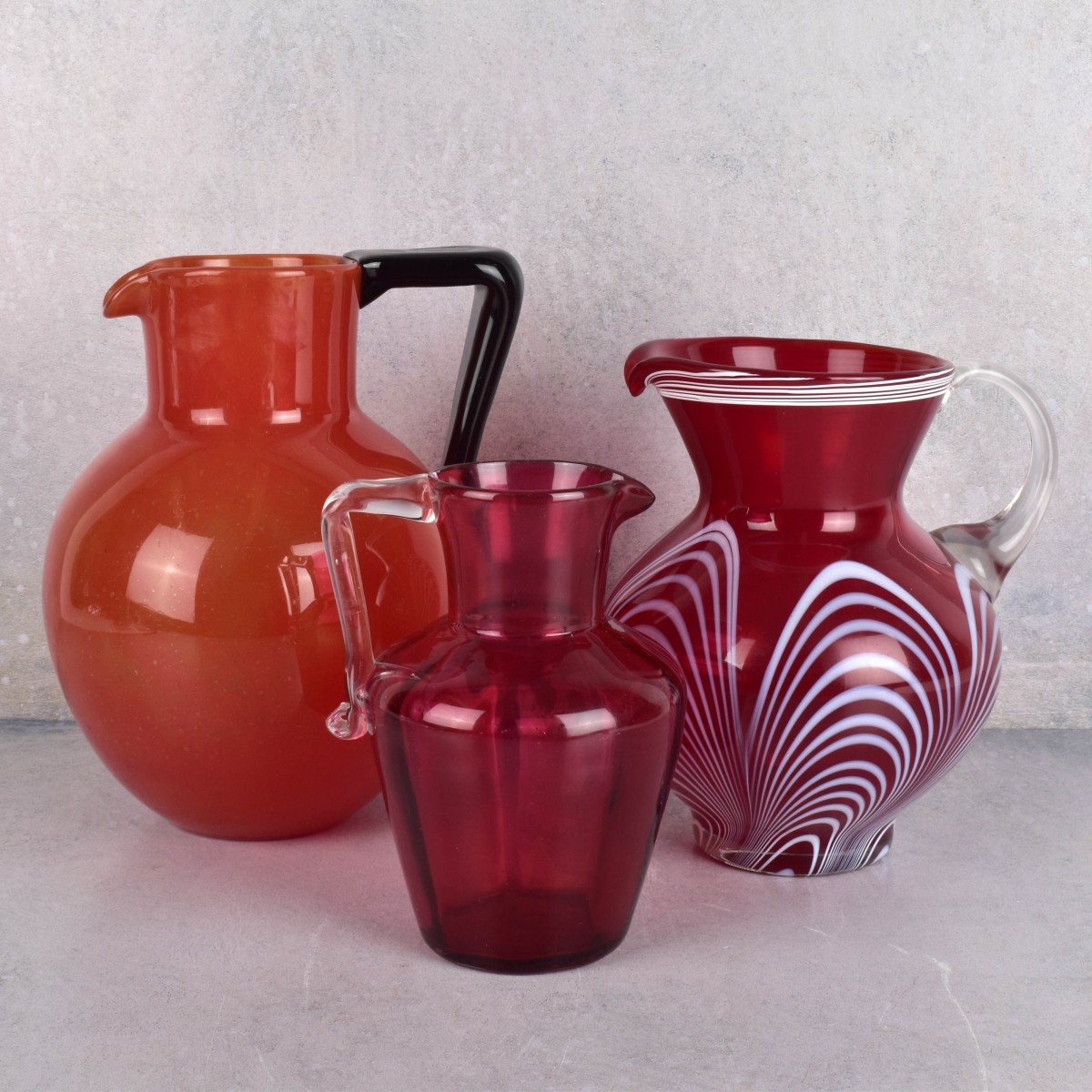 Art Deco Glass Jugs