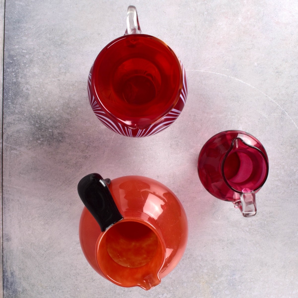 Art Deco Glass Jugs