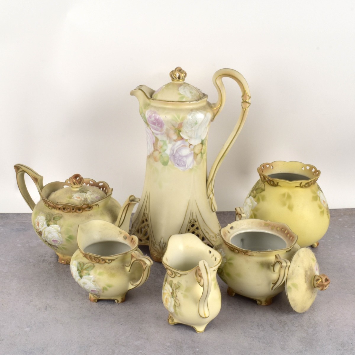 Antique Royal Bayreuth Porcelain Pieces