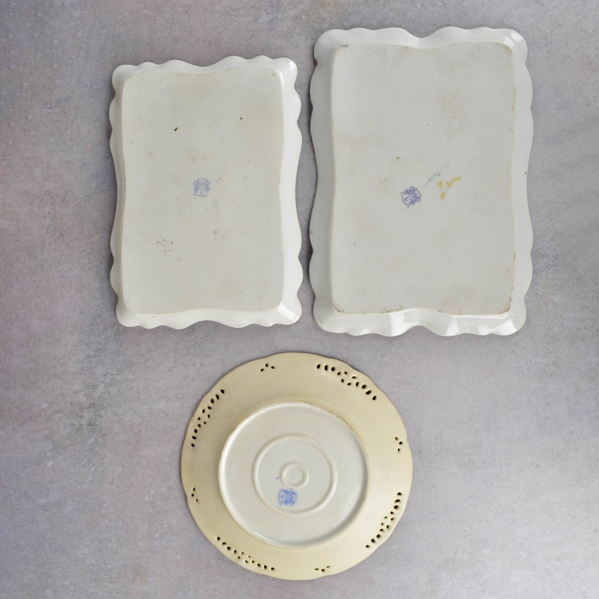 Antique Glass and Porcelain Pieces