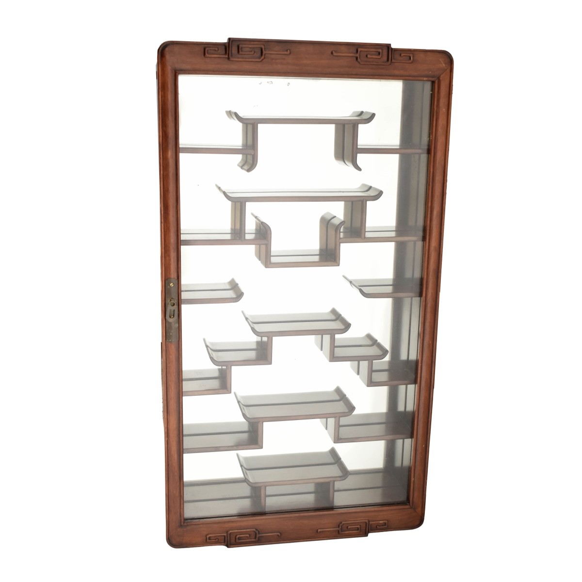 Chinese Mahogany Hanging Cabinet