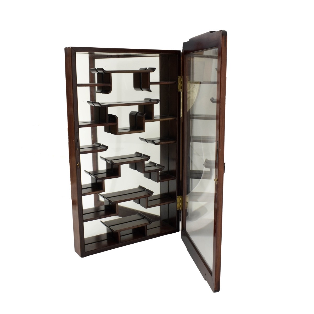 Chinese Mahogany Hanging Cabinet