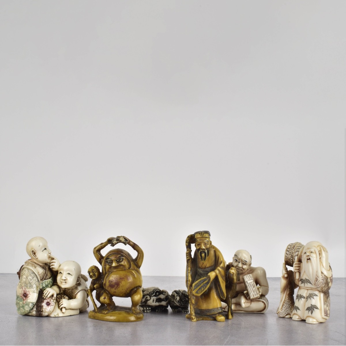 Antique Japanese Carved Netsukes