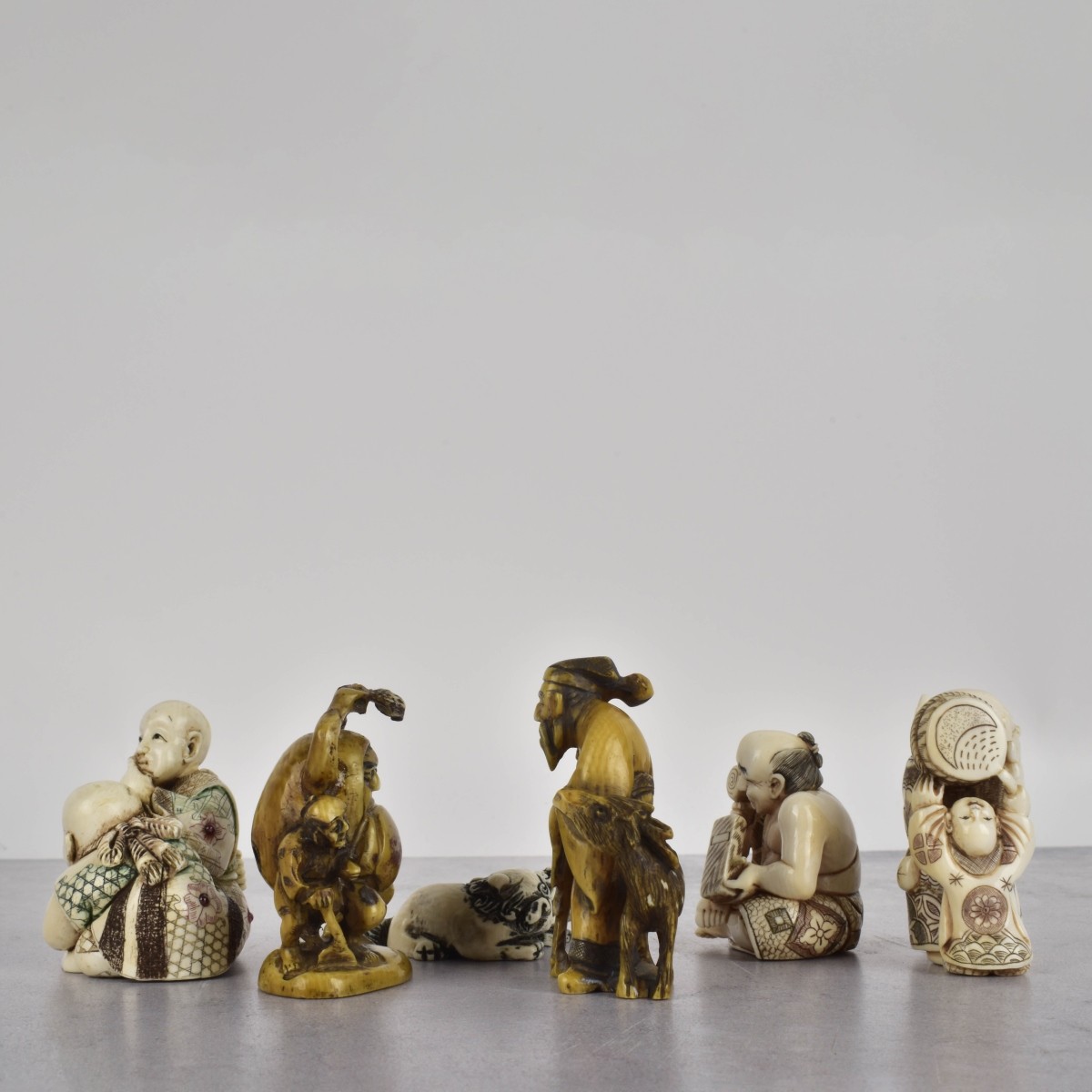 Antique Japanese Carved Netsukes