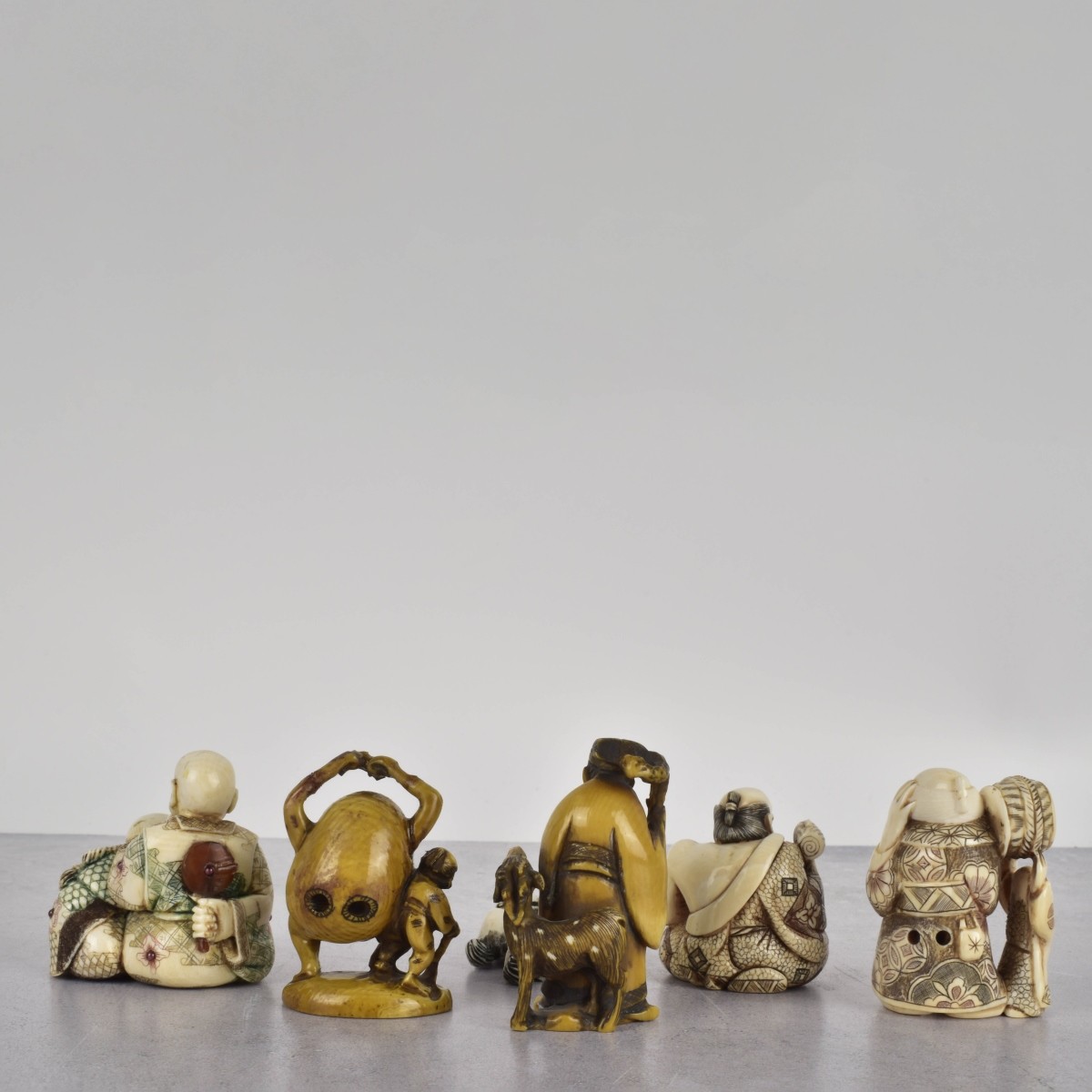 Antique Japanese Carved Netsukes