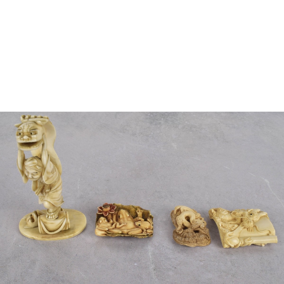 Antique Japanese Carved Figures