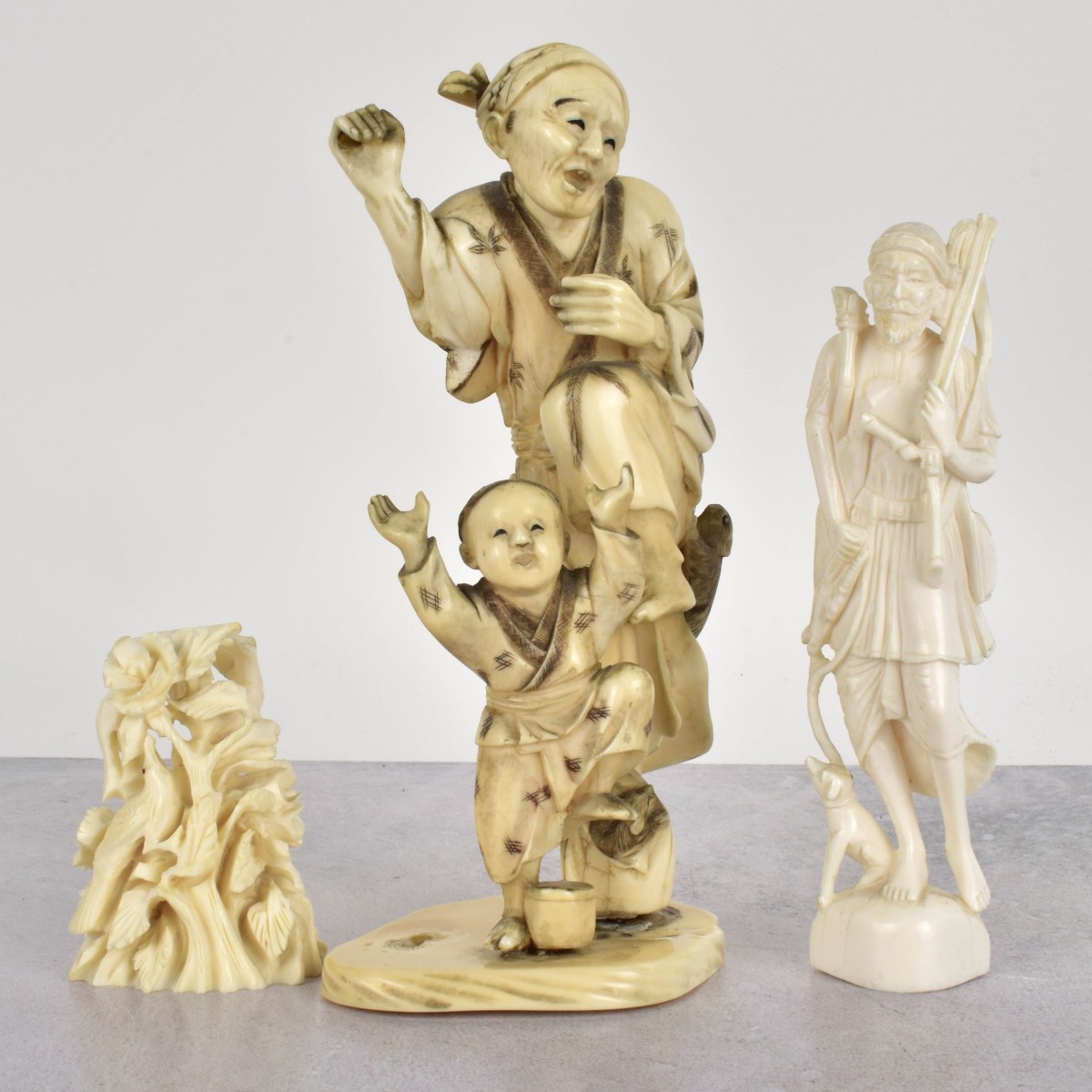 Antique Japanese Carved Figures