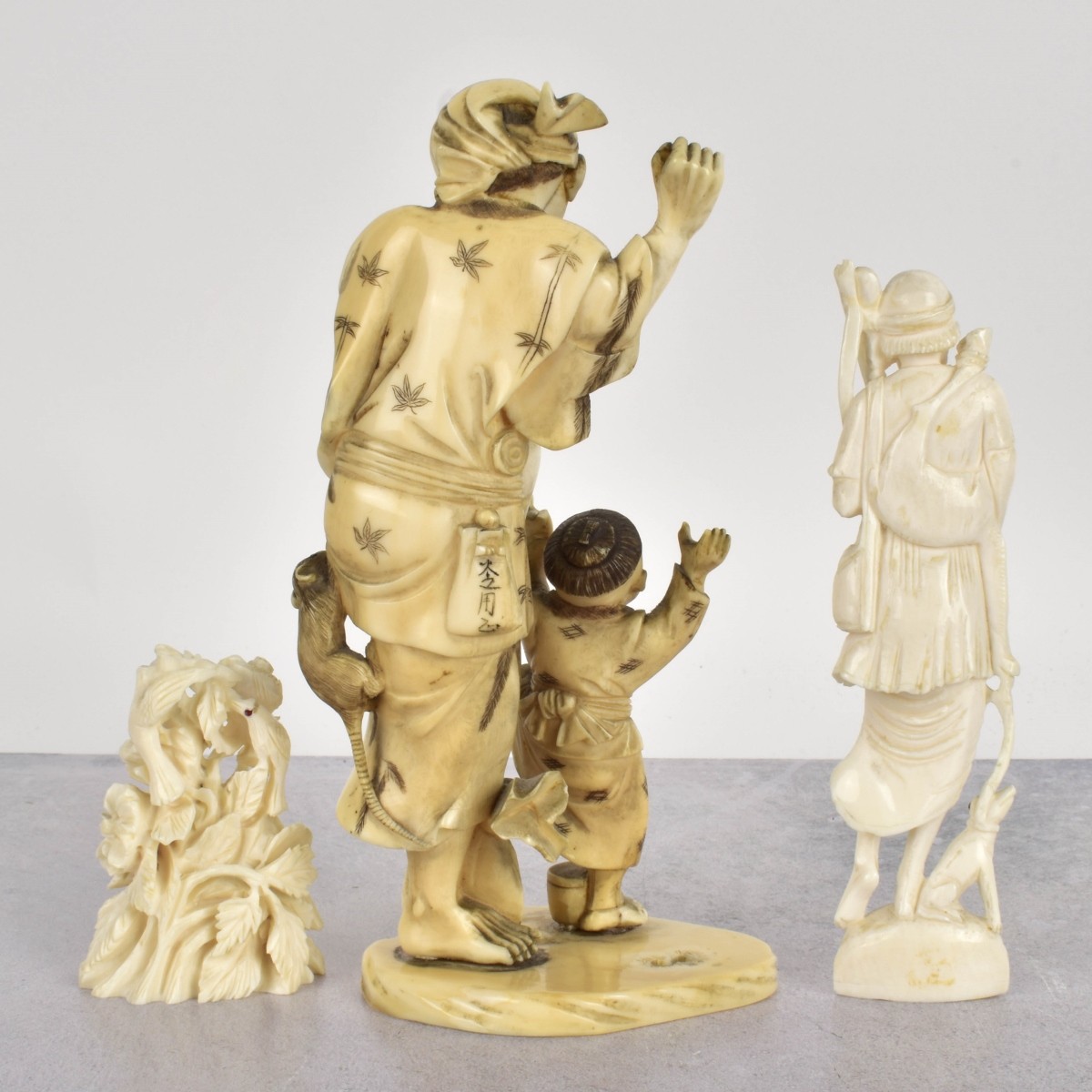 Antique Japanese Carved Figures