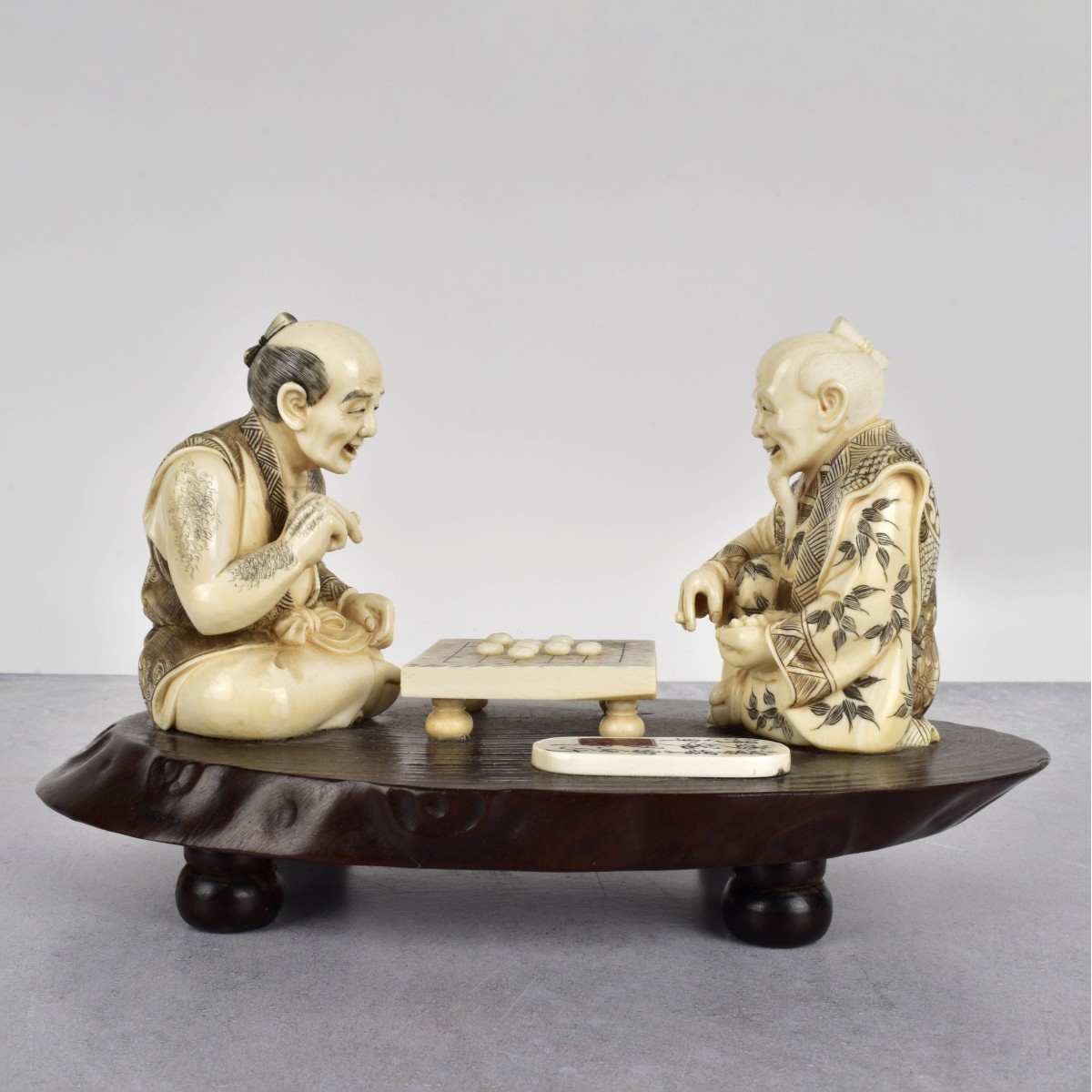 Vintage Carved Japanese Sculpture
