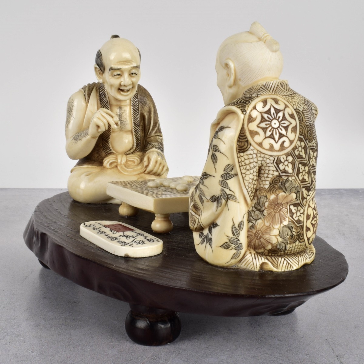 Vintage Carved Japanese Sculpture
