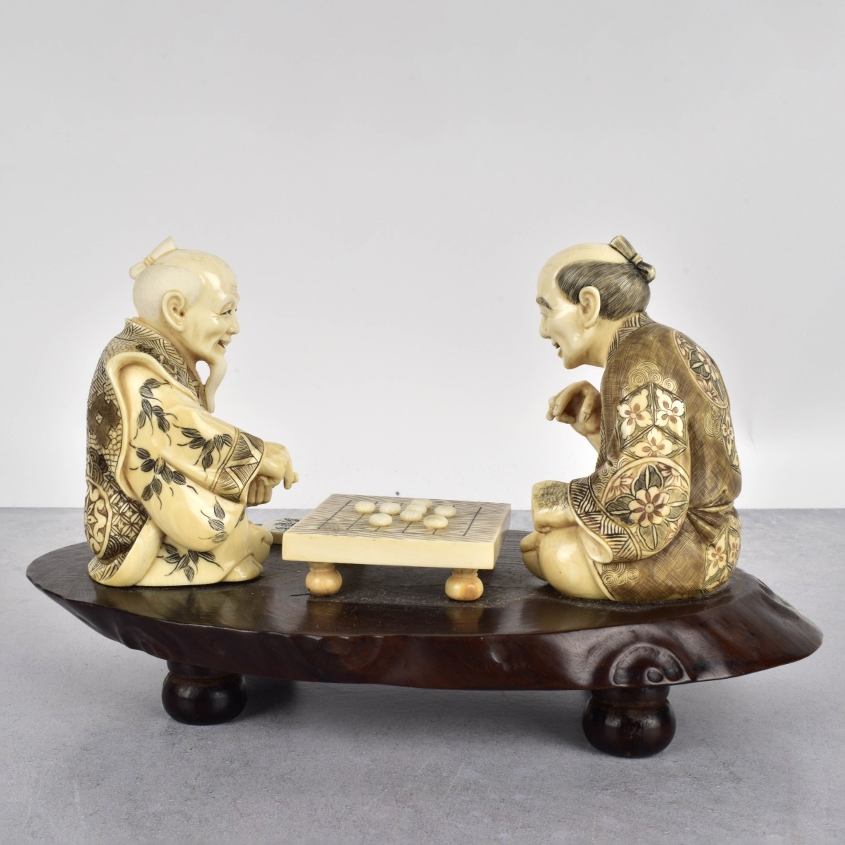Vintage Carved Japanese Sculpture