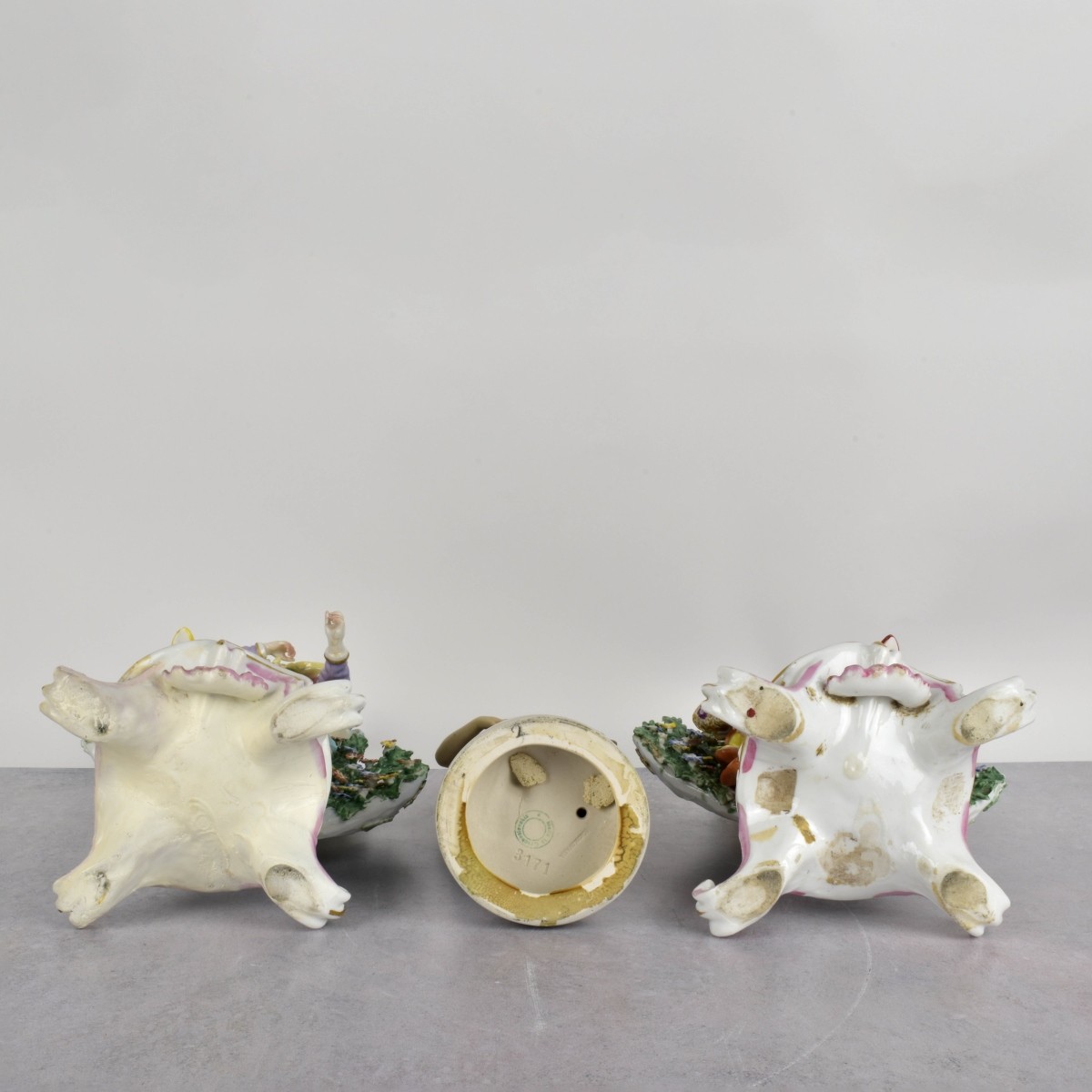 Chelsea Edwardian Figural Candlesticks