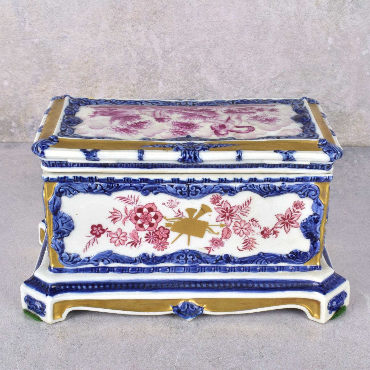 Vintage Dresden Trinket Box