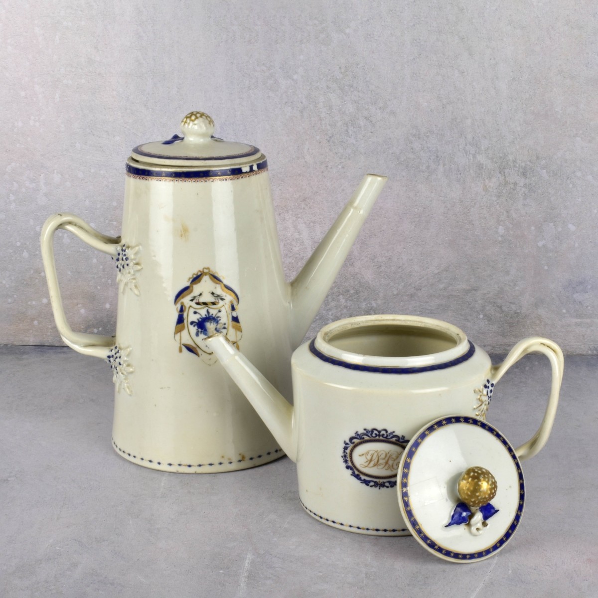 Antique Chinese Export Tea Pots