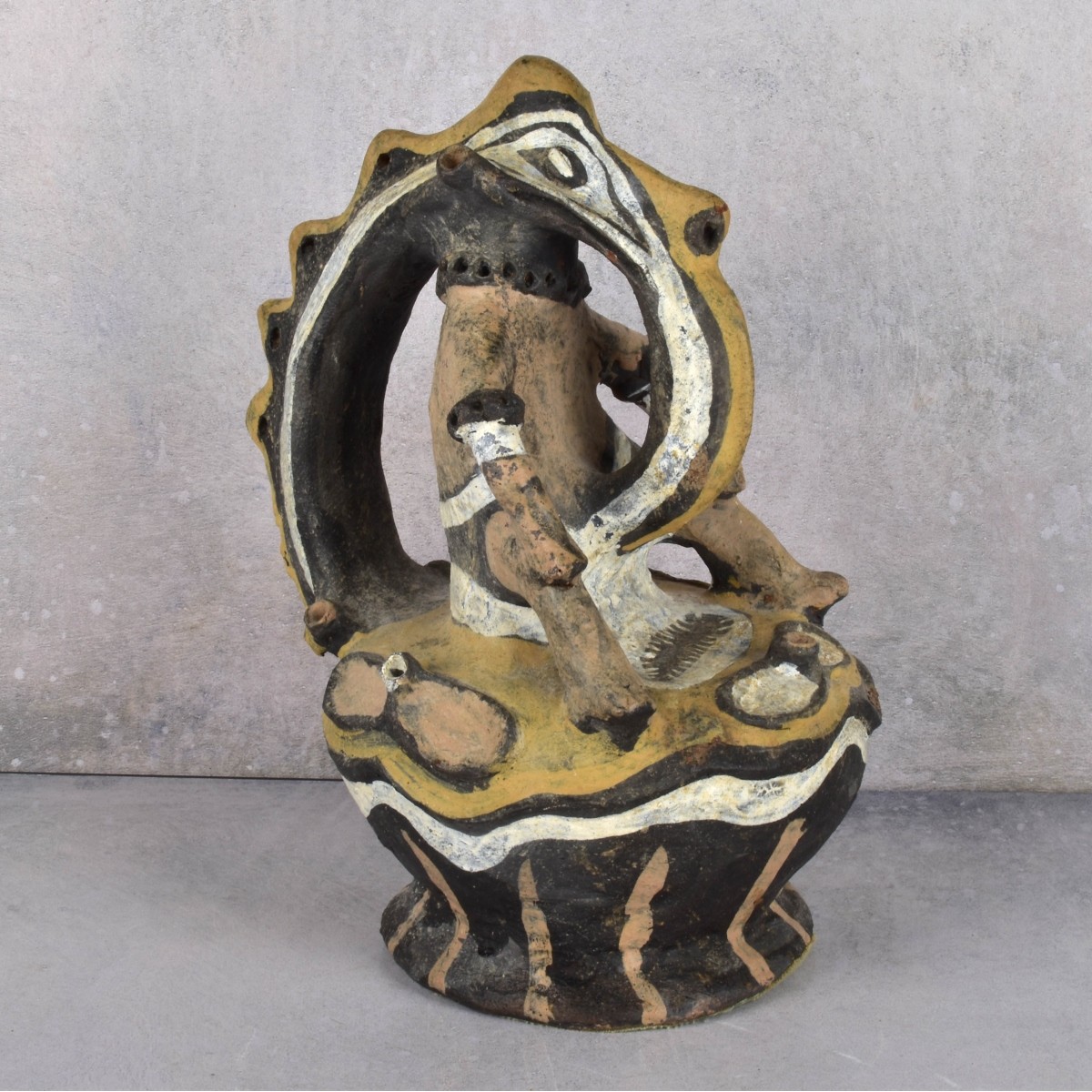 Vintage South American Pottery Deity