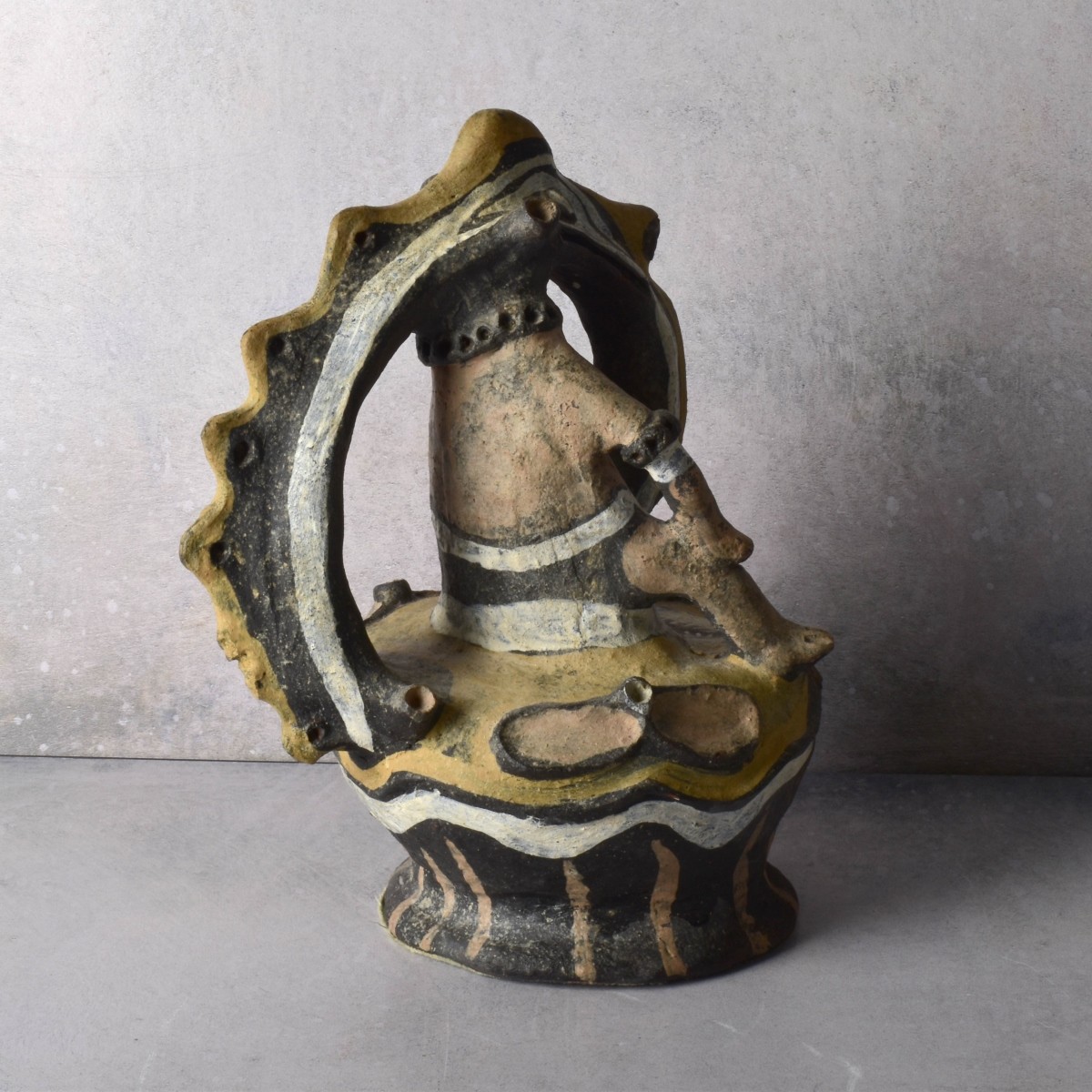 Vintage South American Pottery Deity