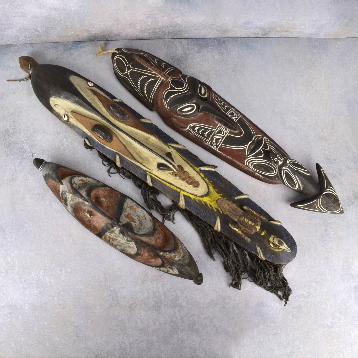 Vintage Papua New Guinea Tribal Masks