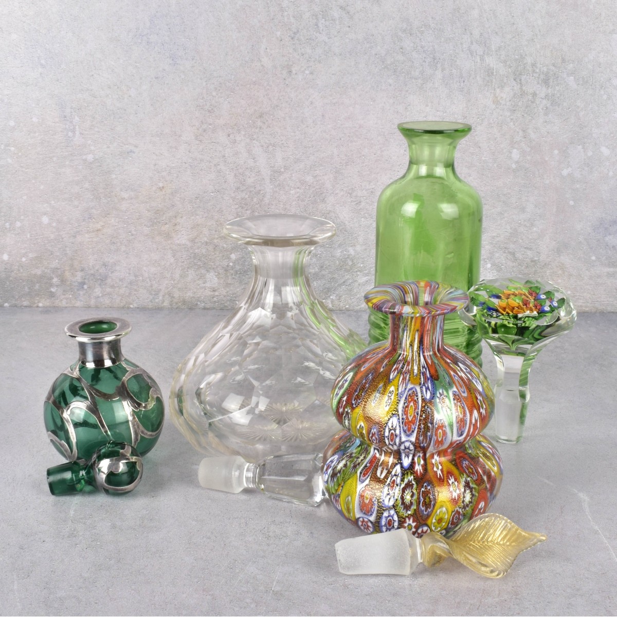 Vintage Dresser Bottles with Stoppers