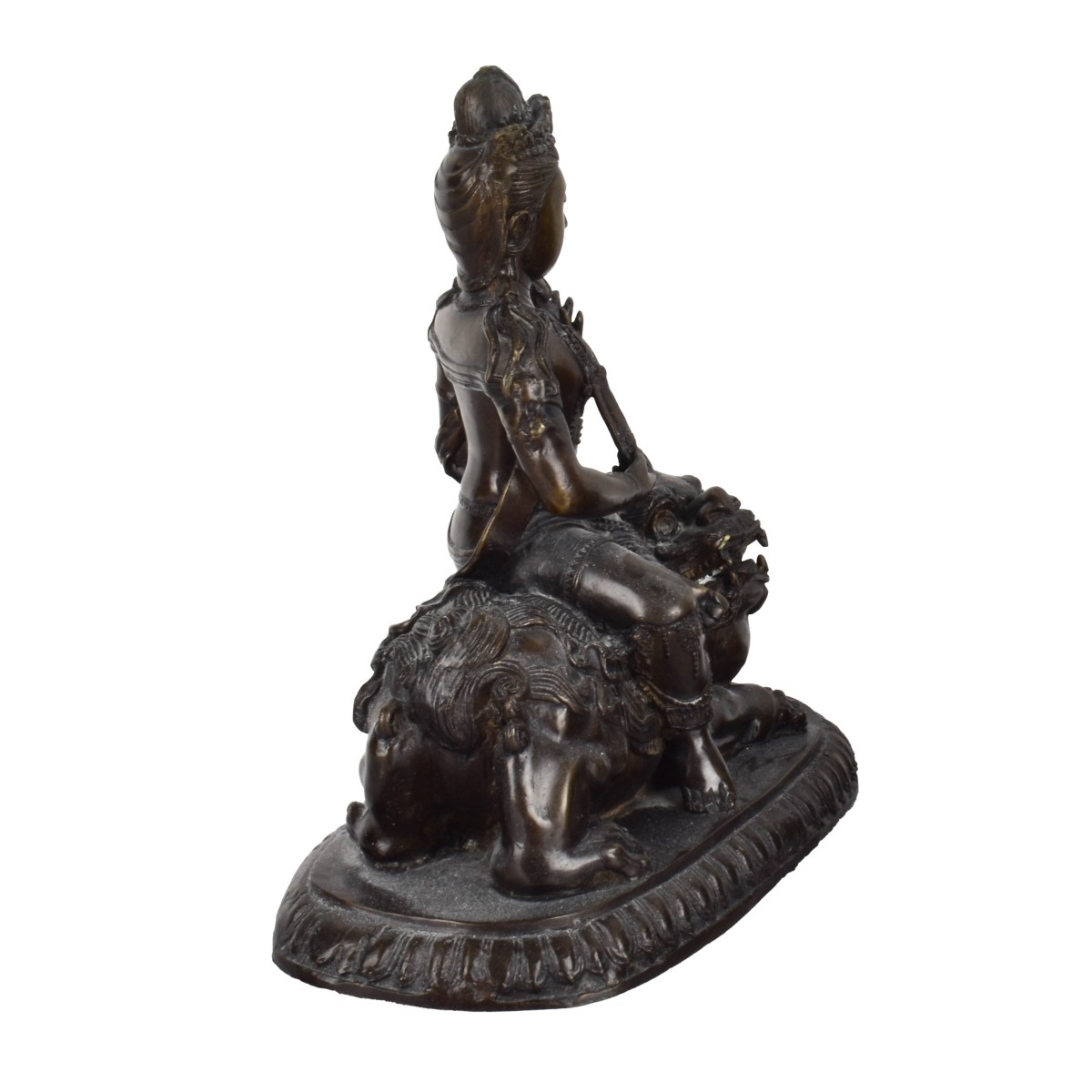 Asian Bronze Guanyin Figure
