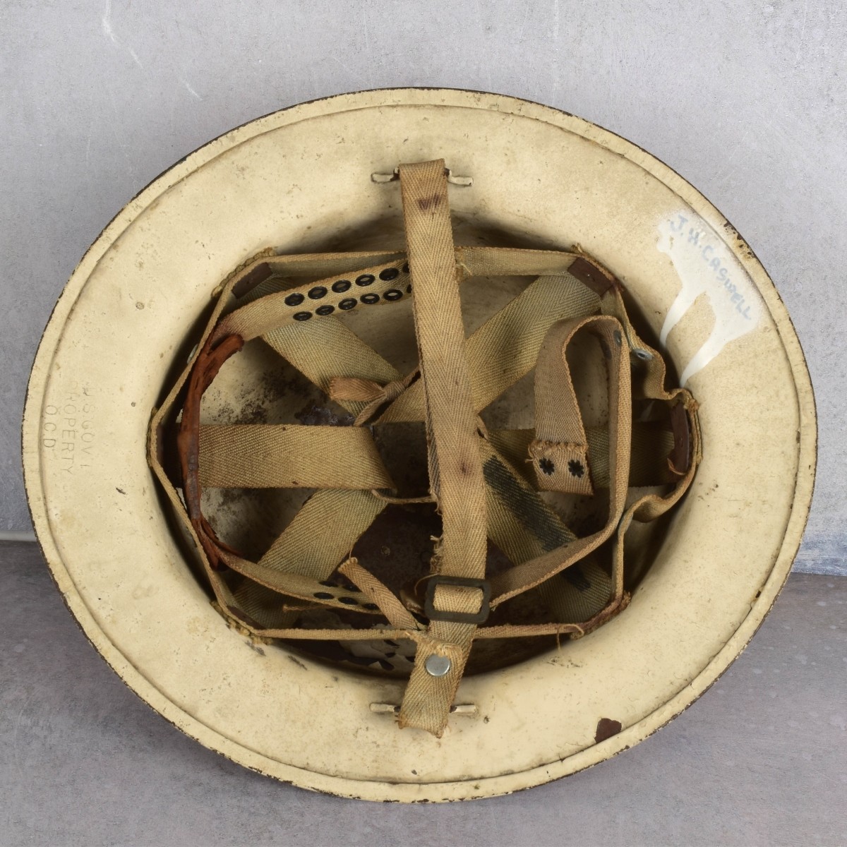 Civil Defense Metal Metal Helmet