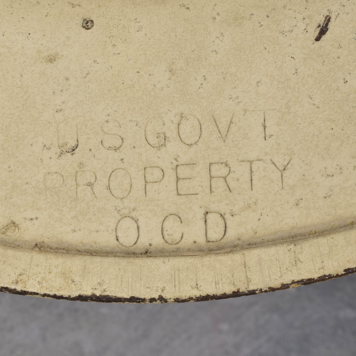 Civil Defense Metal Metal Helmet