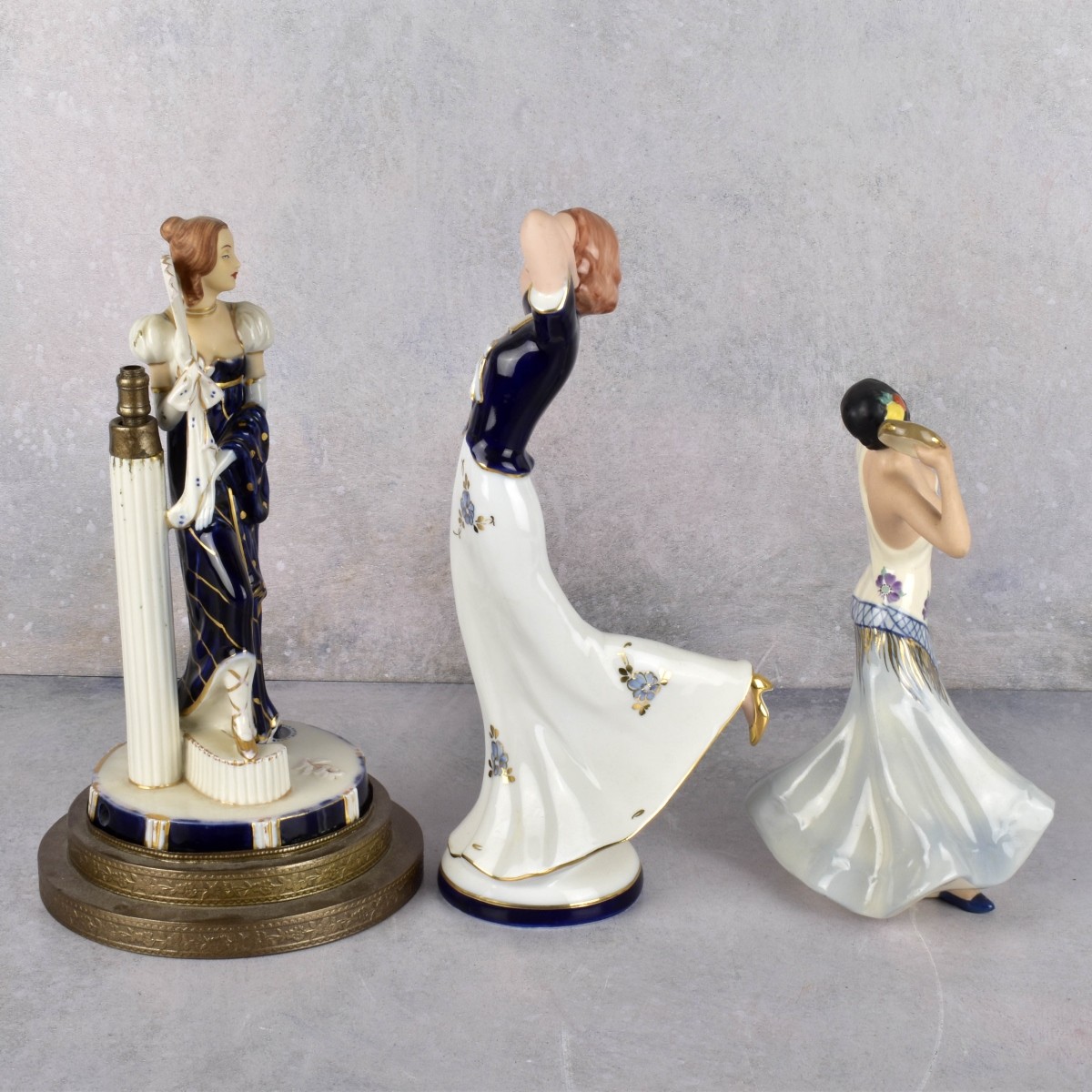 Royal Dux Porcelain Dancing Figurines