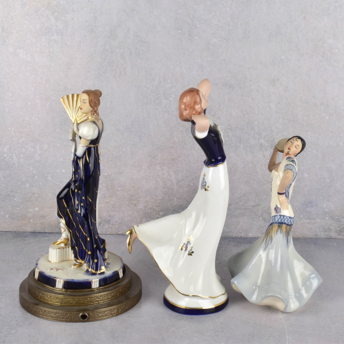 Royal Dux Porcelain Dancing Figurines