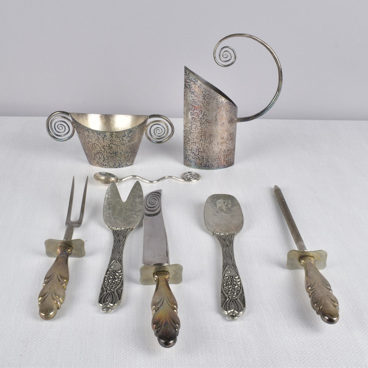 Silver Plated Table Service Pieces