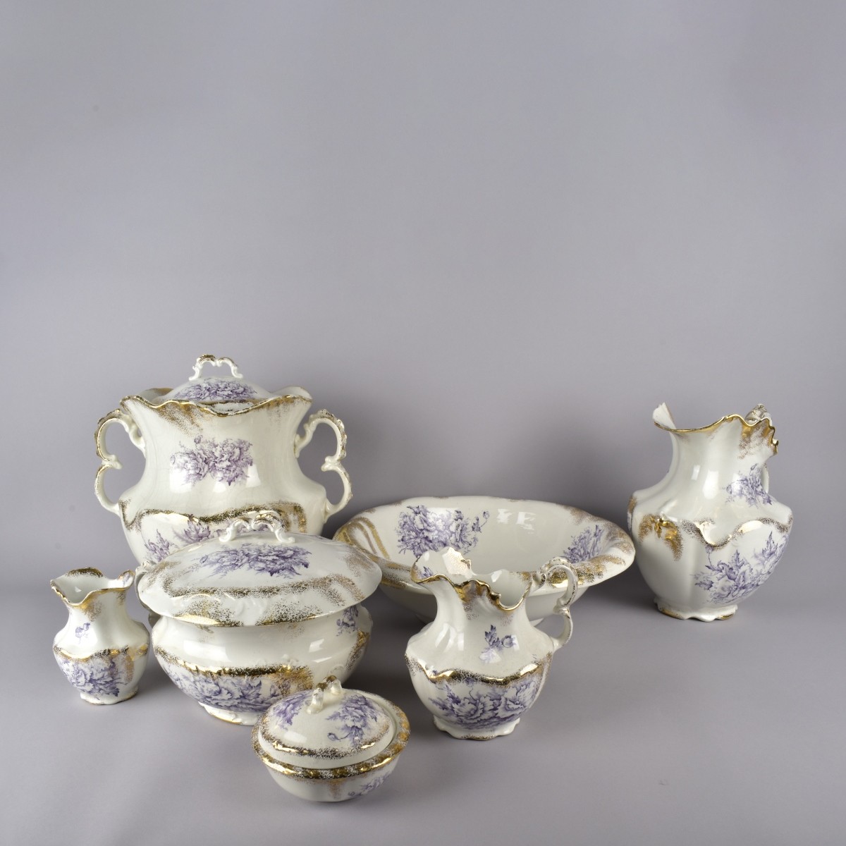 Victorian Harvard Pottery Pieces