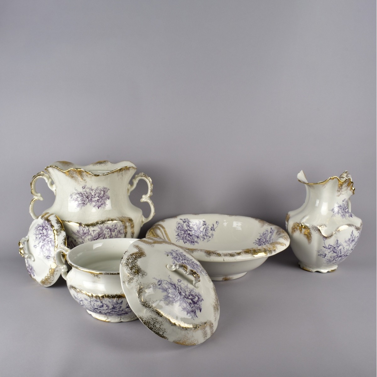 Victorian Harvard Pottery Pieces