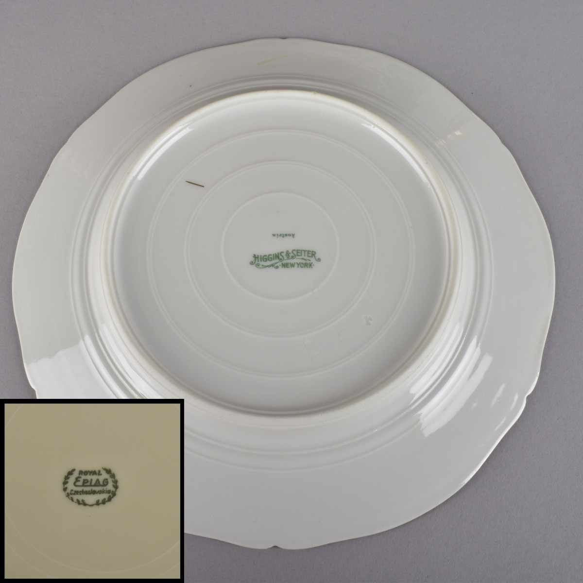Vintage Porcelain Dinner Plates
