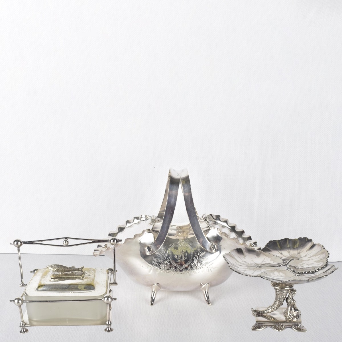 Three Vintage Silver Plate Pieces