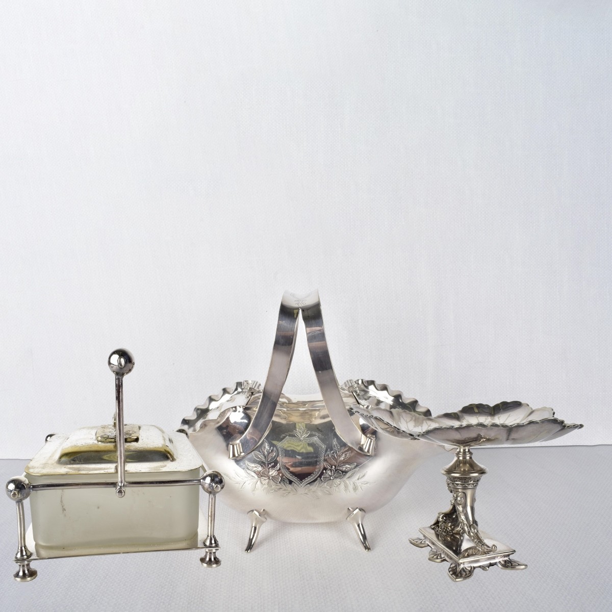 Three Vintage Silver Plate Pieces